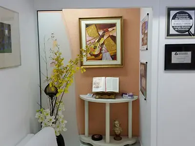 Ambiente interno do consultório